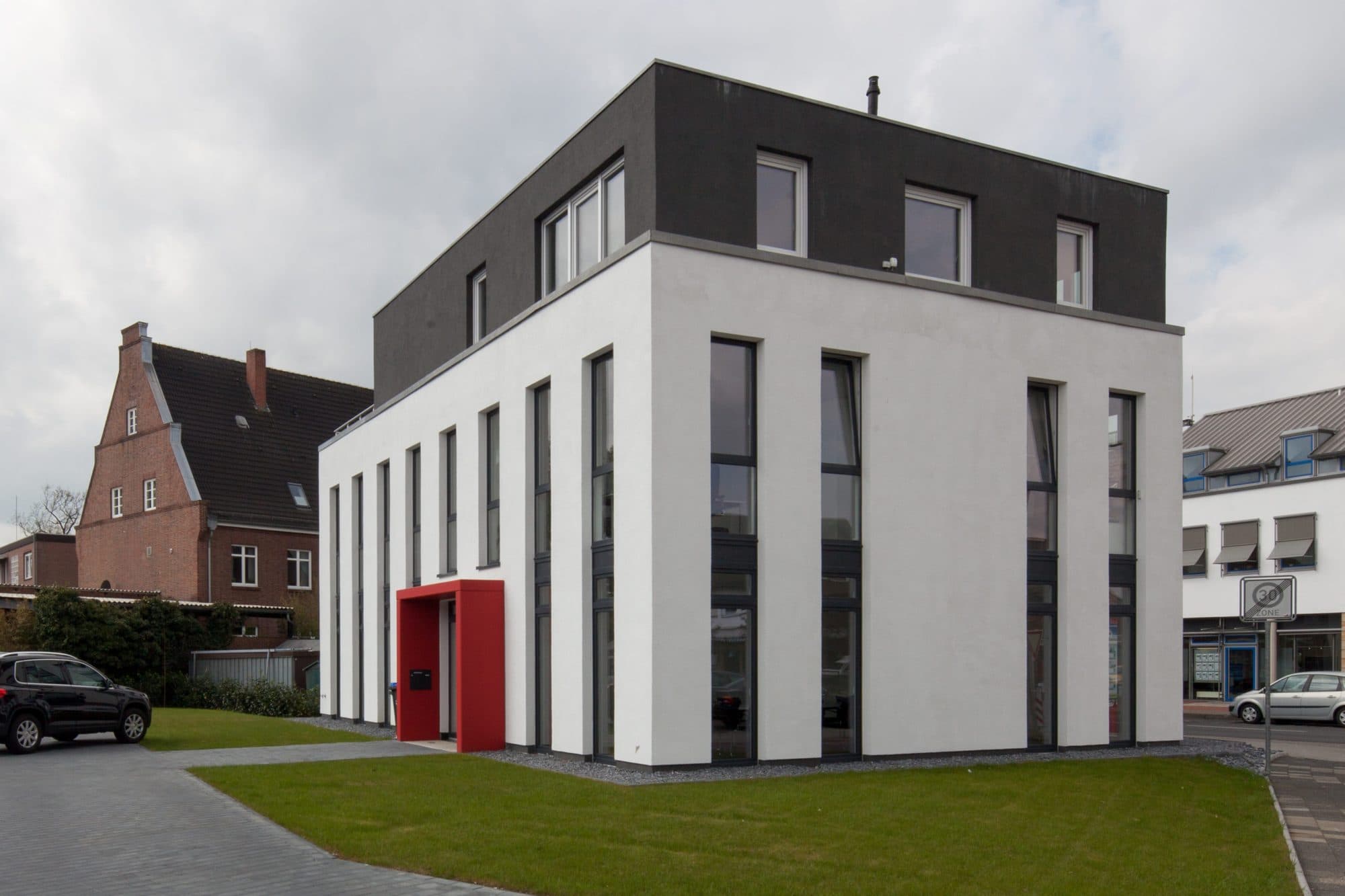 Bürogebäude und Penthouse in Neuenhaus – Ansicht